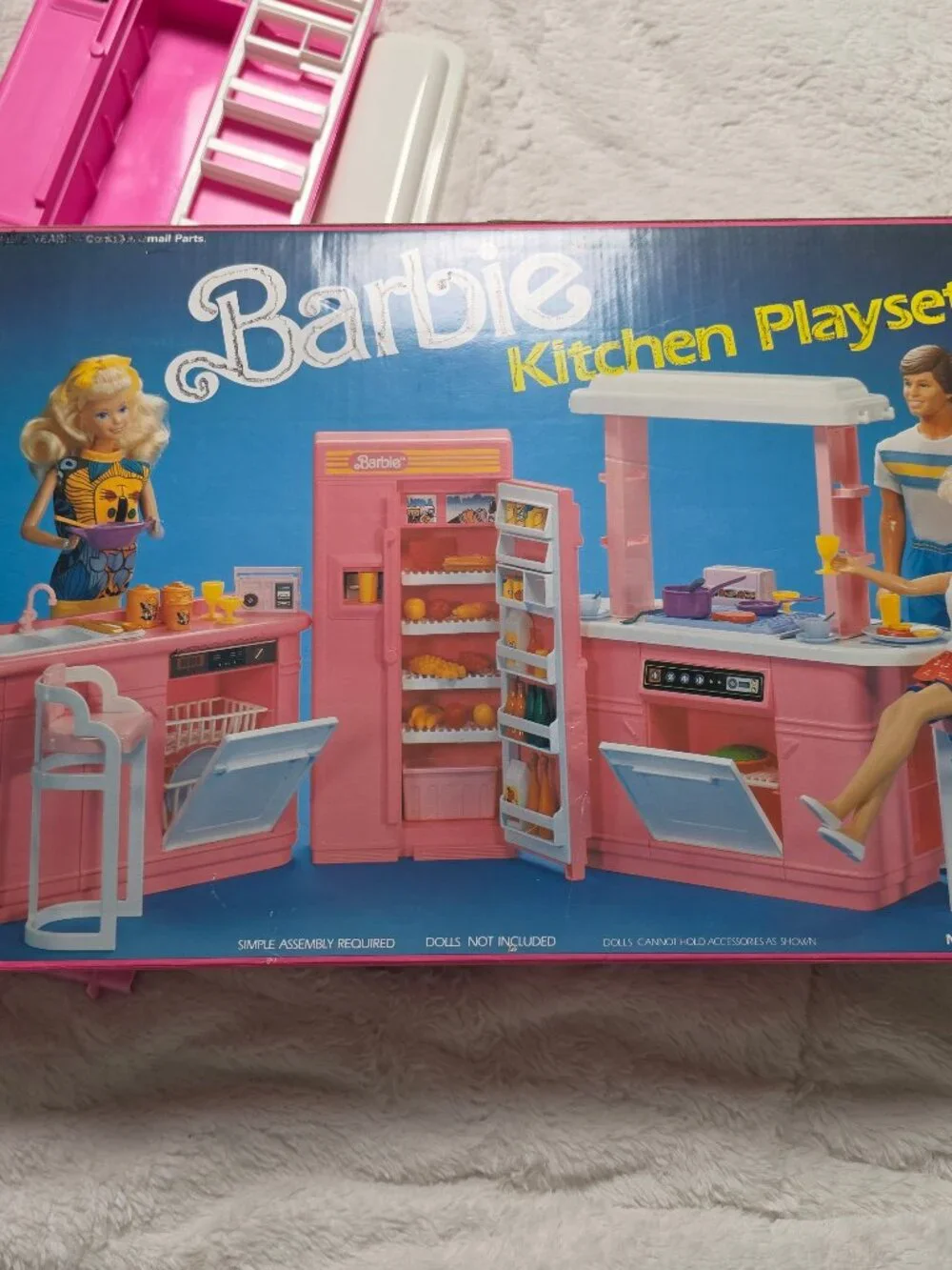 Vintage 1990 Barbie Kitchen Playset #7472 With Original Box